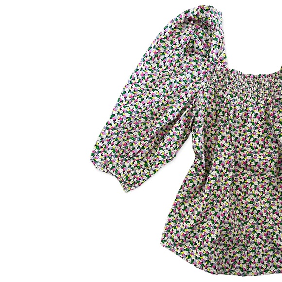 H&M Floral Puffed Sleeve - Picture 3 of 4